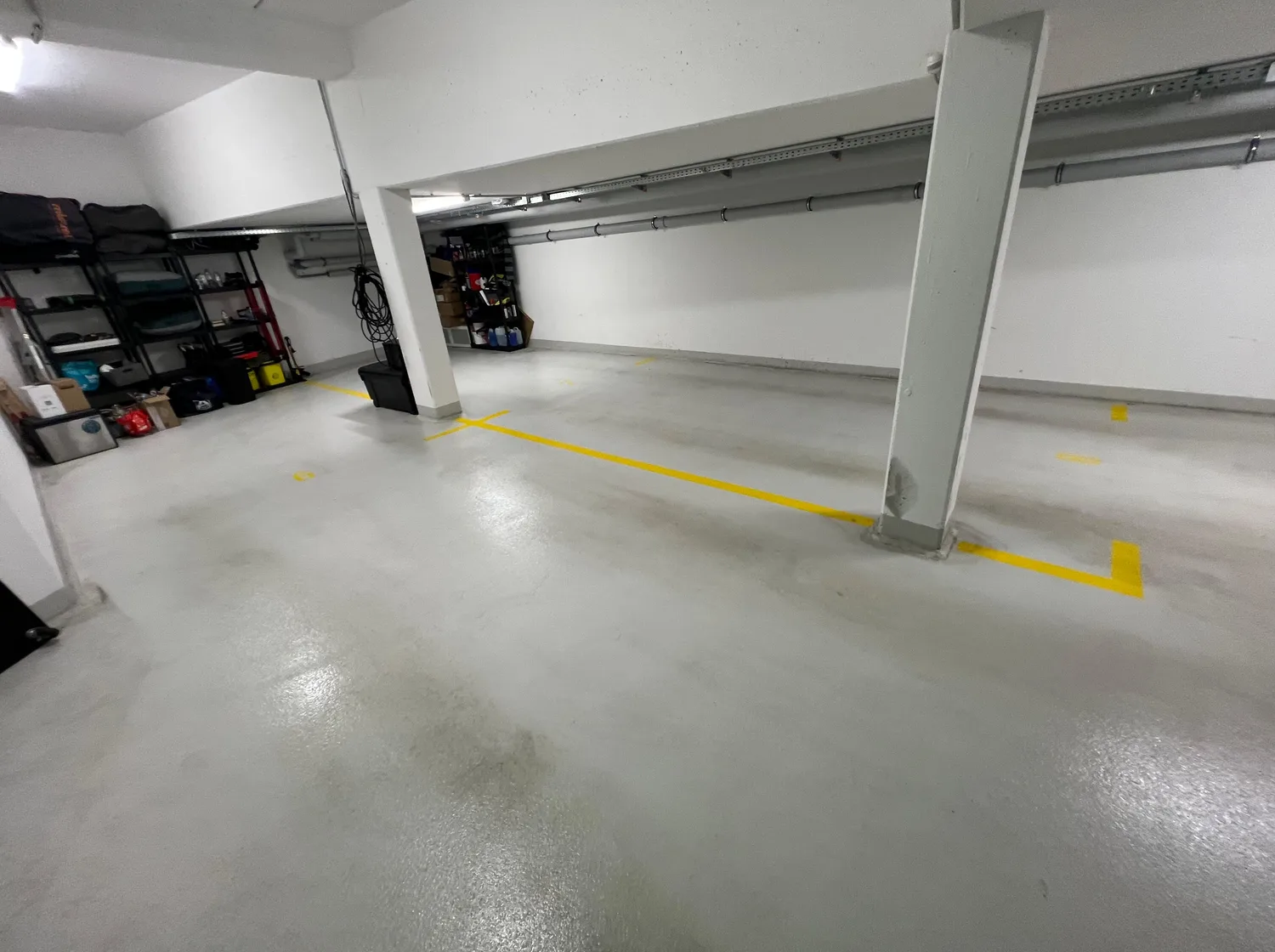 Tiefgarage nach der Reinigung durch VALOR