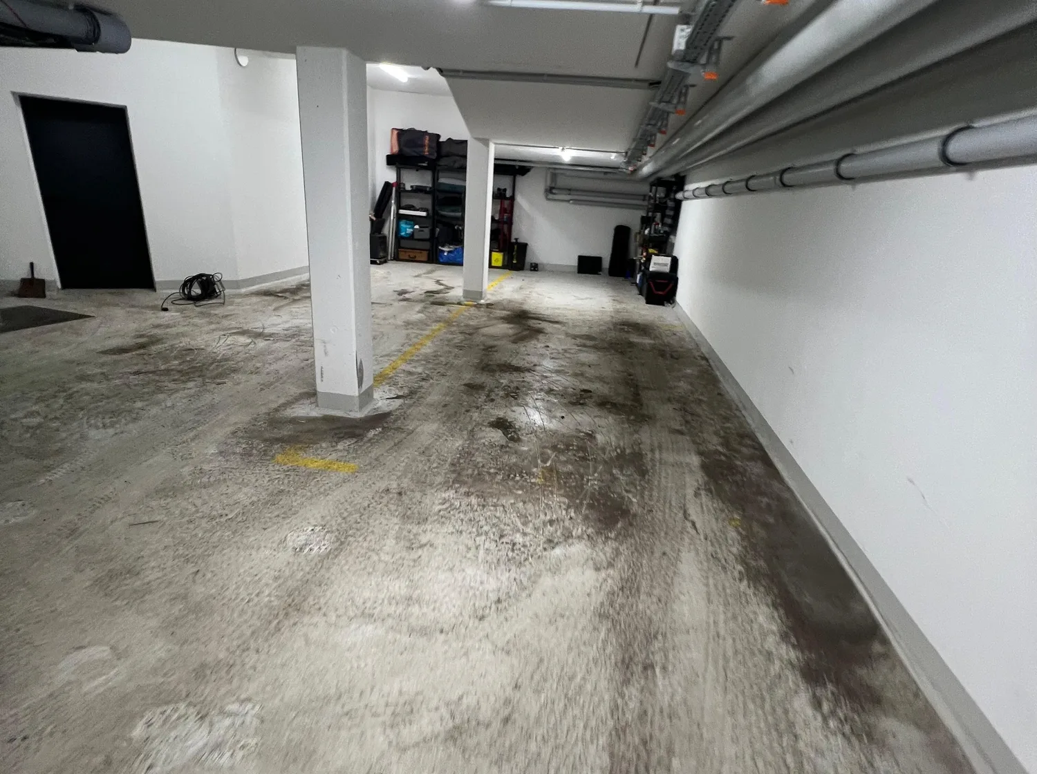Tiefgarage vor der Reinigung durch VALOR