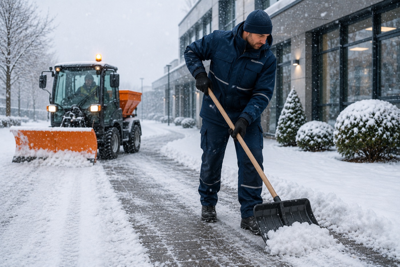 Winterdienst – Räumen und Streuen in Hamburg